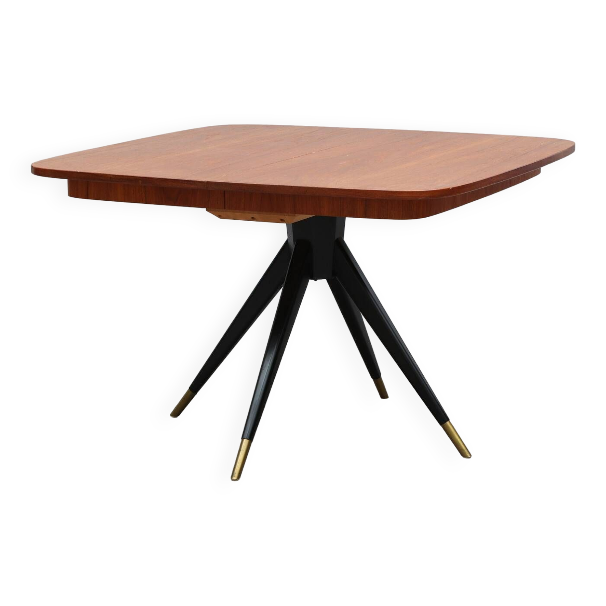 Vintage teak dining table by david rosen for norkompaniet 1950 sweden