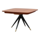 Vintage teak dining table by david rosen for norkompaniet 1950 sweden