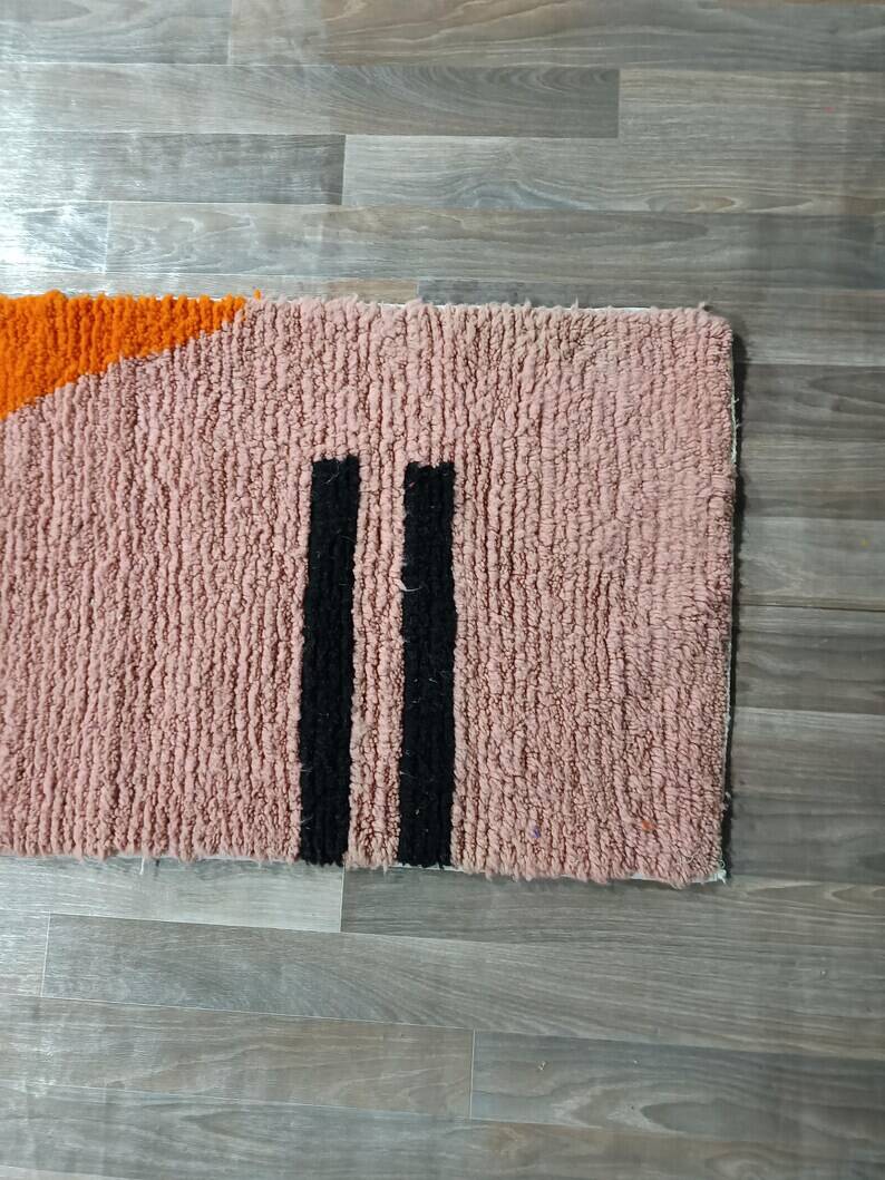 Handmade runner rug 300cm x 70cm