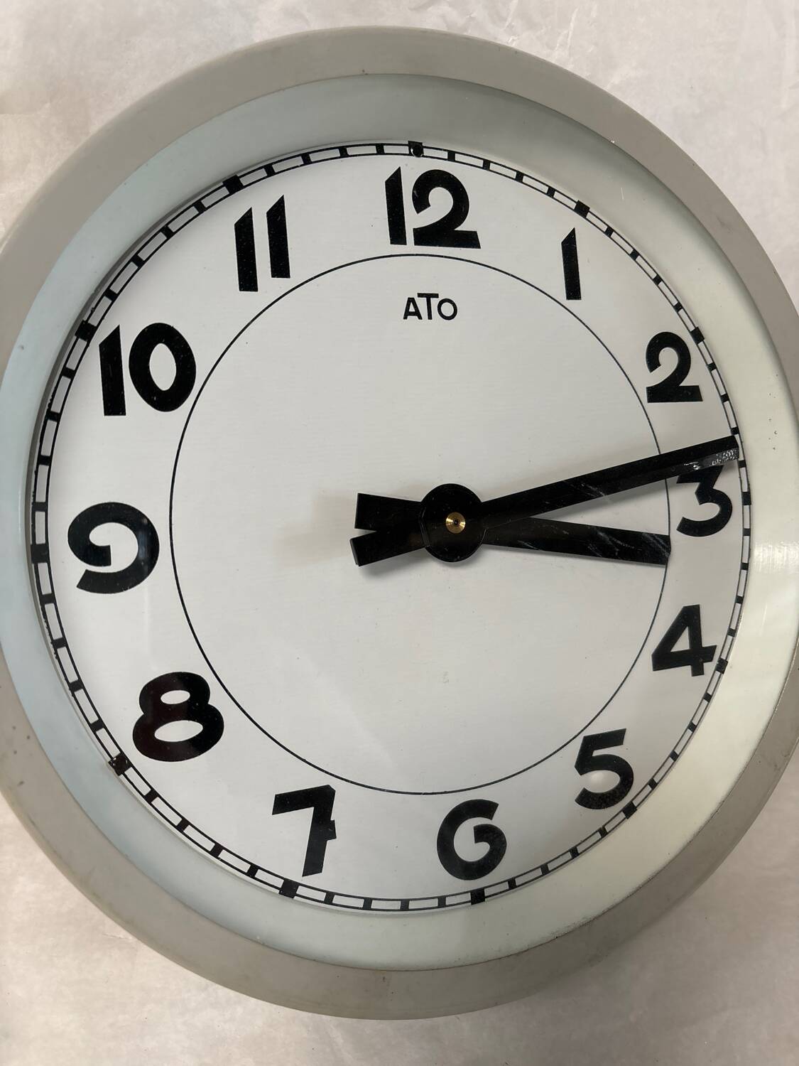 Old sncf ATO metal clock
