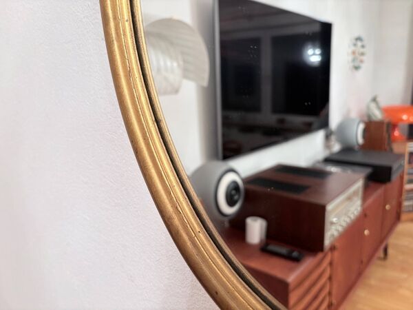Mirror in a gilded wooden frame, Germany, 1960s