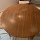 Vintage MDK extendable round table in teak, Scandinavian design from the 1960s.