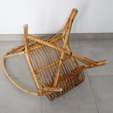 Adult rattan armchair 1960