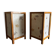 pair of dried flower lamps 1970