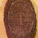 Wicker log basket
