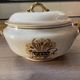 Antique soup tureen Creil and Montereau model "Oeillet"