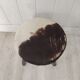 Brutalist cowhide stool