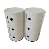 Paire de chevets kartell