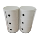 Paire de chevets kartell
