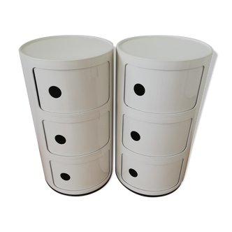 Pair of bedsides kartell