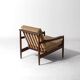Danish lounge chair in teak and corduroy, 1960s