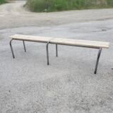 Vintage schoolboy bench