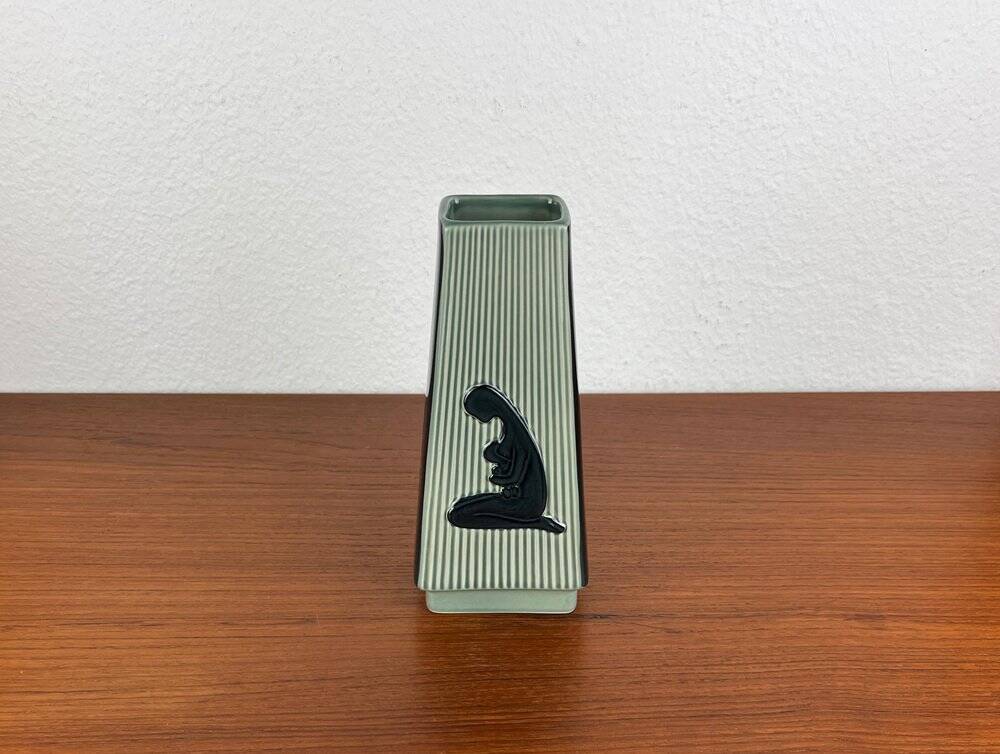 Vase de poterie d'atelier danois Mid-Century de la série You and I par Svend Aage Holm Sørensen pour Søholm, années 1950