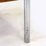 Bauhaus bedside table in chromed tubular steel, 1940s