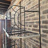 Art deco iron bakery shelf