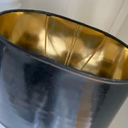 Black ceramic lamp max idlas antique