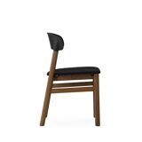 Normann Copenhagen Herit Chair Ulpholstery Smoked Oak Black