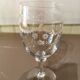 Set of 9 crystal glasses from the Napoleon III period
