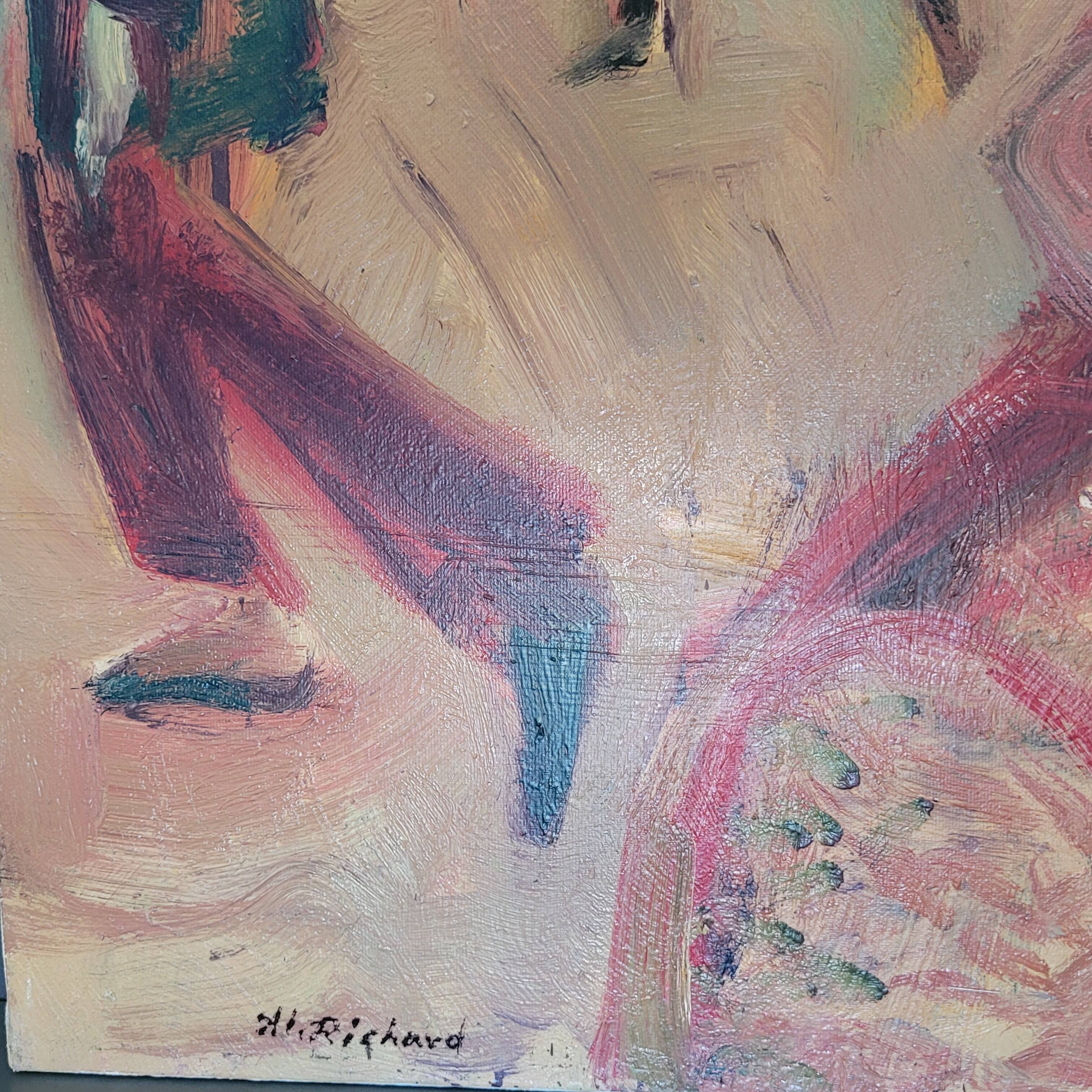 Painting Oil on canvas Alain Richard