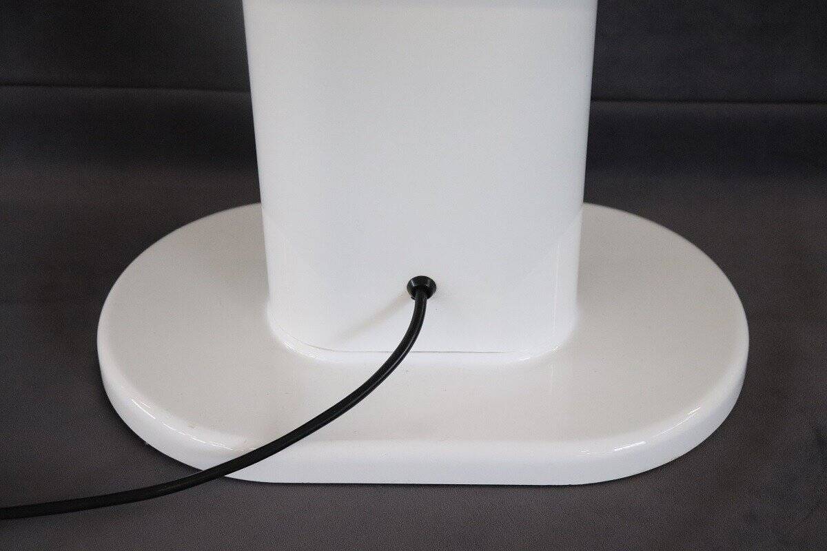 White Table Lamp By Rodolfo Bonetto For Iguzzini, 1970s