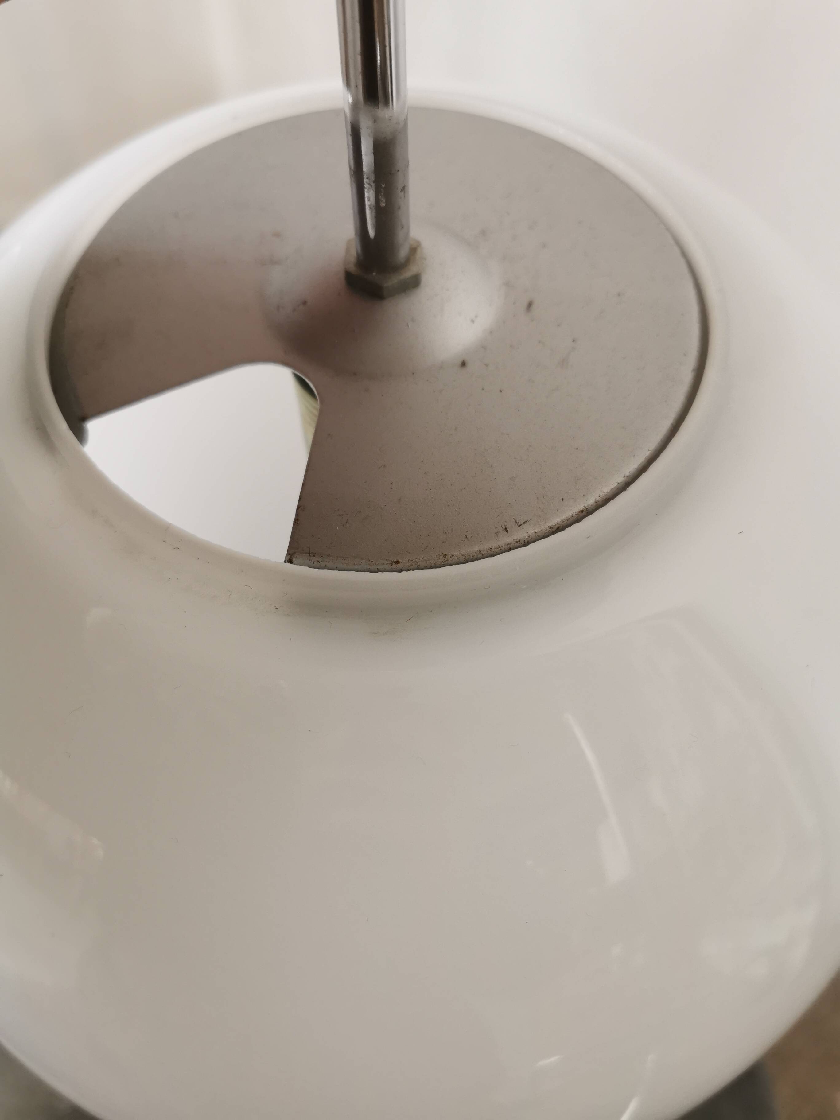 Technolumen white opaline ball pendant light