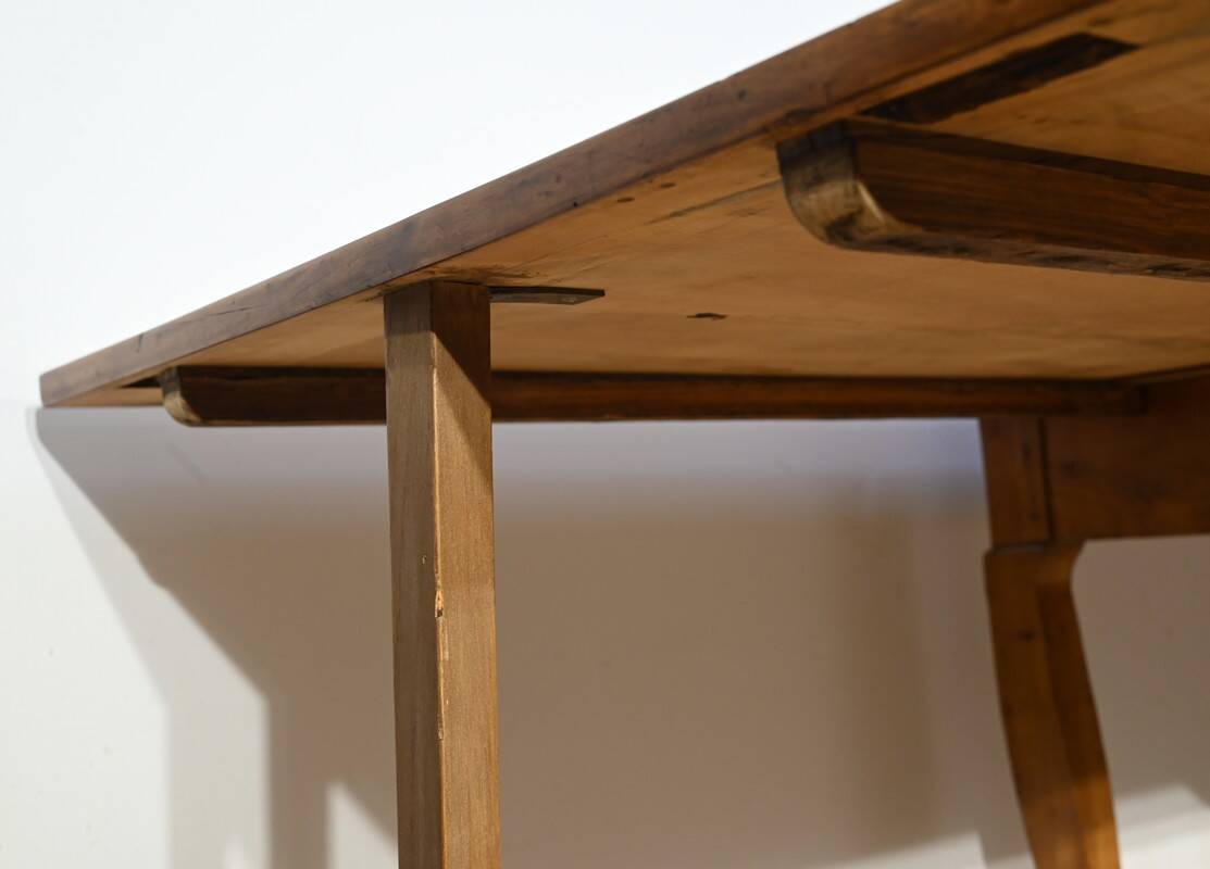 Regional Cherry Wood Table, Louis XV style – Mid-19th century