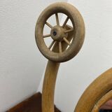 Vintage rattan mirror