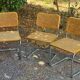 Set of 3 Cesca B32 chairs by Marcel Breuer
