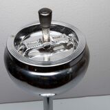 Ashtray on foot art deco chrome