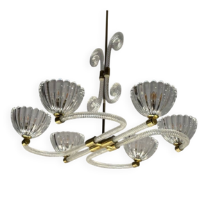 lustre vénitien en verre - 1940