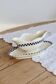 Antique sauce boat in ironstone Salins - Checkerboard model