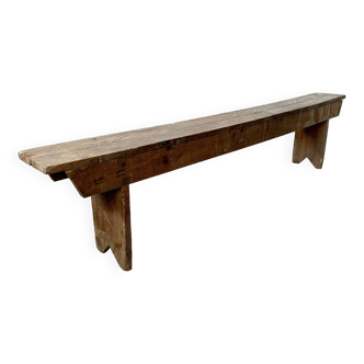 Wooden bench