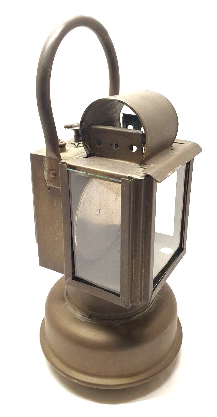 Old lamp in acetylene station master railway or other deco collection