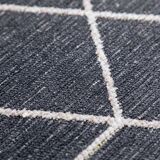 Tapis, style scandinave, design années 70, Cube Anthracite