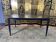 Scandinavian dining table in blackened wood Napoleon III