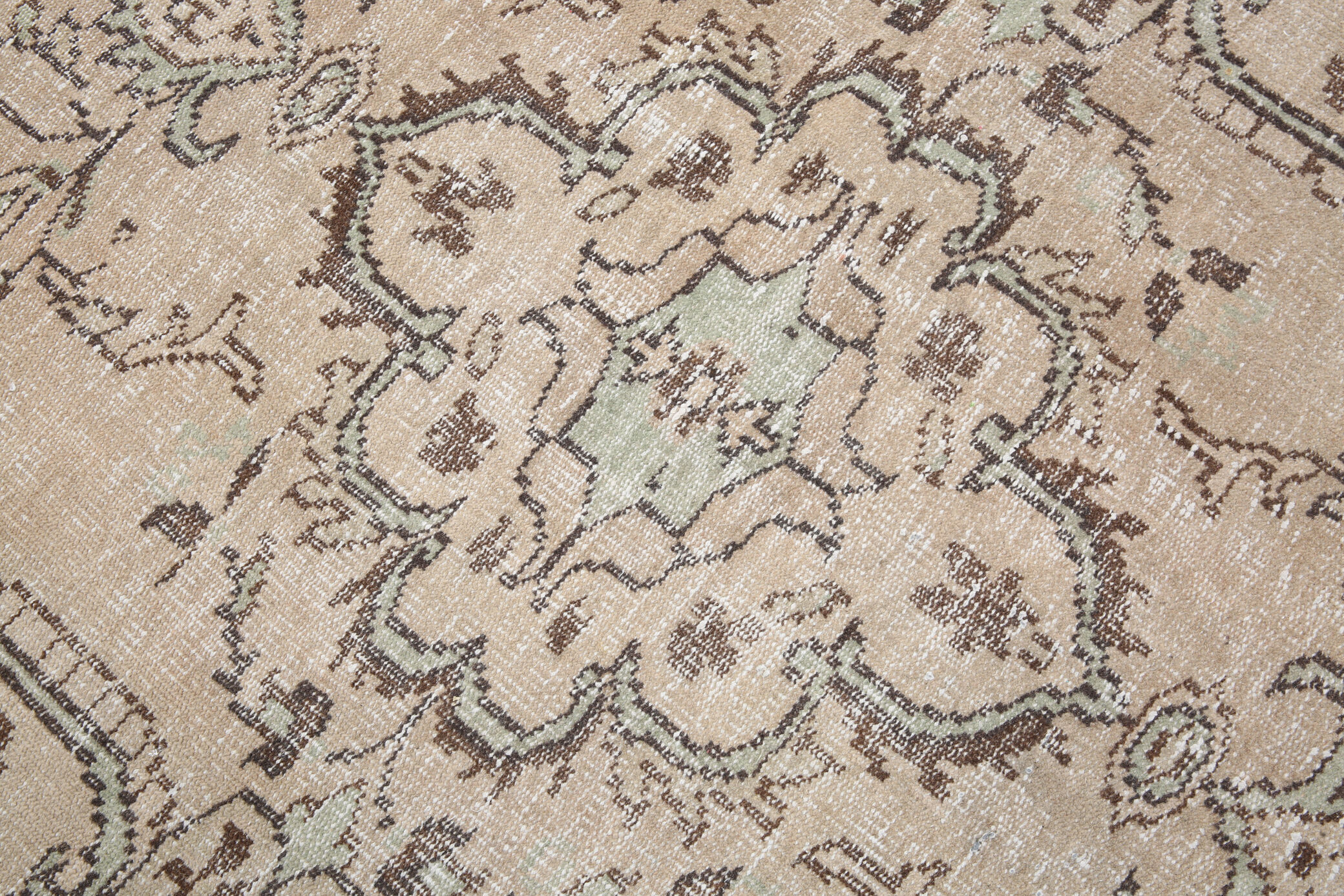 4x7 classic floral vintage tapis rug, 211x125cm