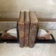 Pair of marble and onyx Art Deco bookends