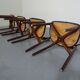 Rosewood Dining Chairs by Harry Østergaard for Randers Møbelfabrik, Denmark, 1960s, Set of 4