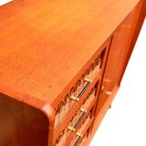 Vintage rattan sideboard