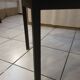 Commode moderniste vintage, pieds métal