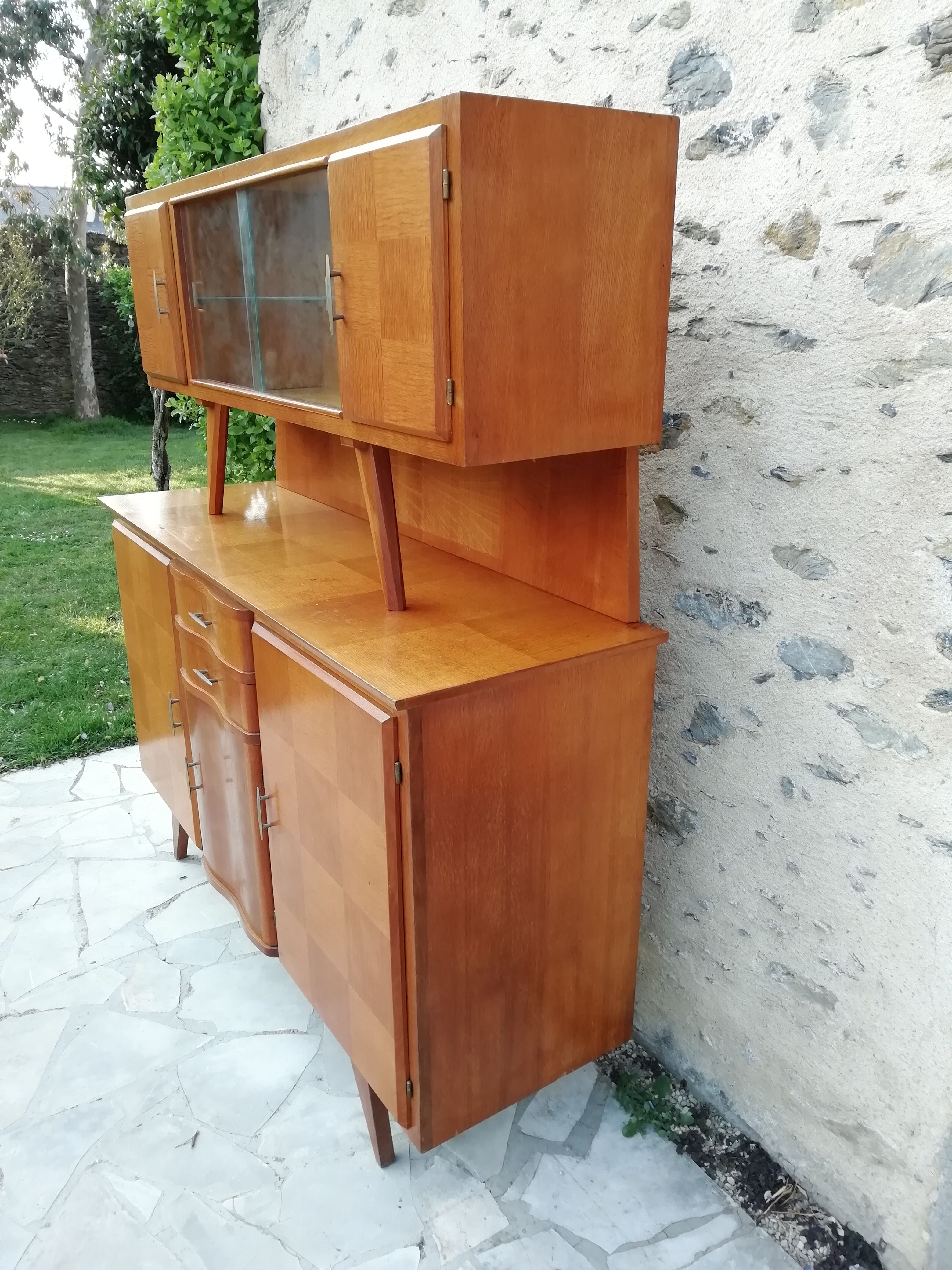Vintage oak buffet