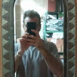 Moroccan copper and brass mirror from the 70s/80s