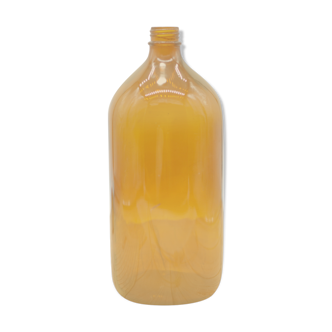 Old bottle amber glass pharmacy large capacity 2 liters