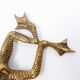Vintage brass frog