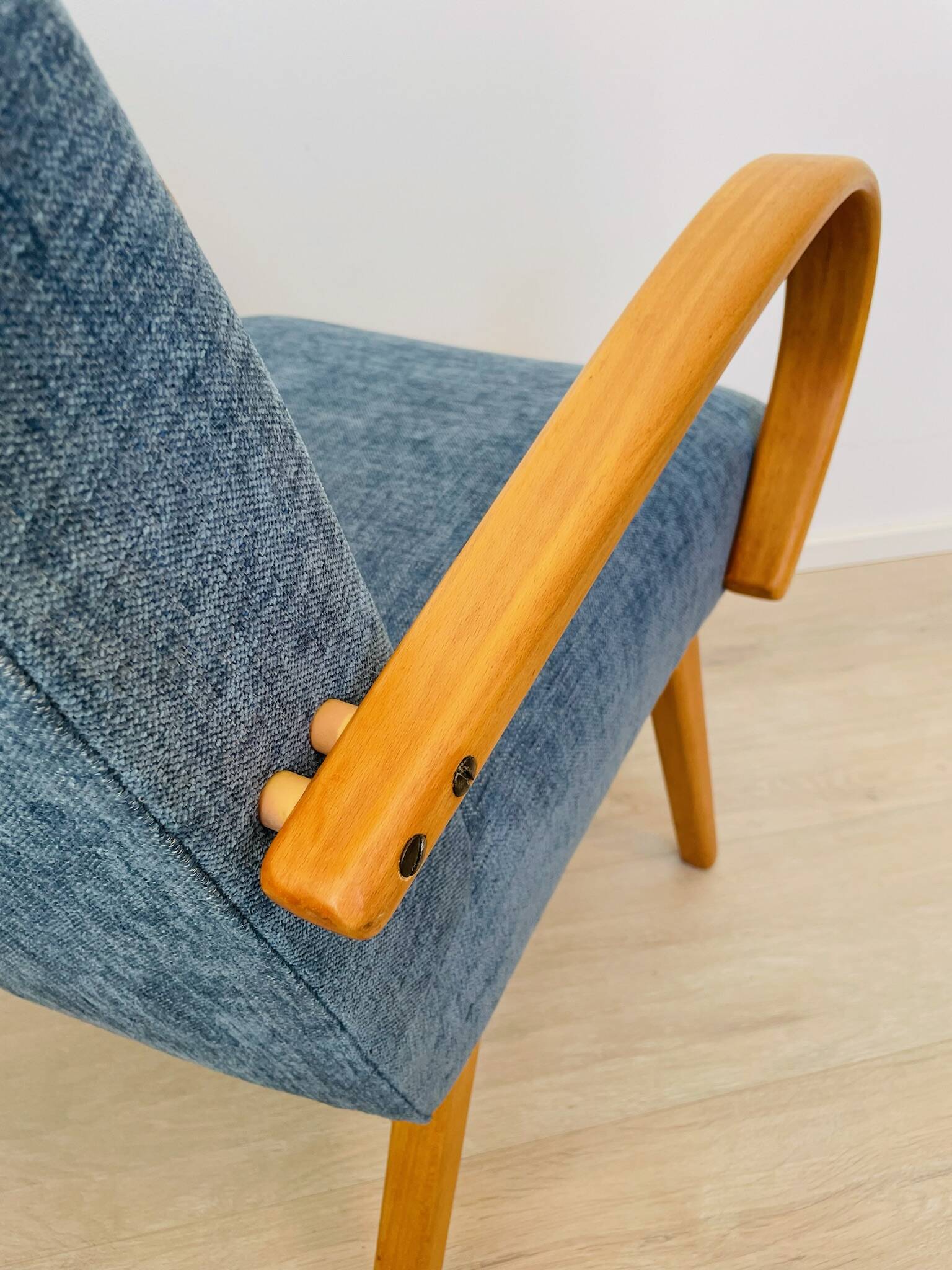 Lounge Mid Century Armchair by Jaroslav Smidek for Ton, Czechoslovakia 1970