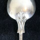 12 small spoons in silver massive 19th round a russian