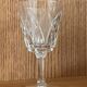 Set of 11 vintage cut glass glasses from Vmc Reims France, model Arlequin.