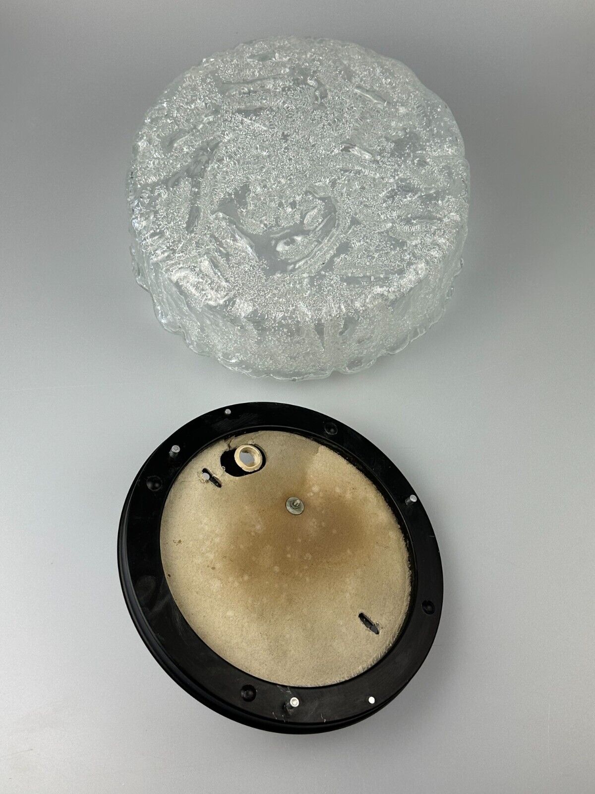 60s 70s ceiling lamp Glashütte Limburg Germany Plafoniere Space Age