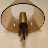 vintage smoked plexiglass wall light