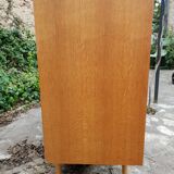 Commode en chêne clair 1960
